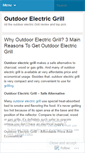 Mobile Screenshot of outdoorelectricgrill.wordpress.com