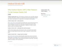 Tablet Screenshot of outdoorelectricgrill.wordpress.com