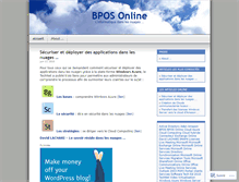 Tablet Screenshot of bposonline.wordpress.com