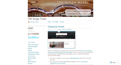 Desktop Screenshot of 100scopenotes.wordpress.com