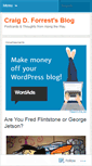 Mobile Screenshot of craigforrest.wordpress.com