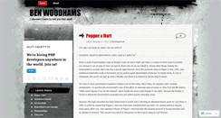 Desktop Screenshot of benwoodhams.wordpress.com