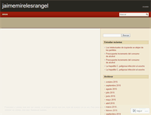 Tablet Screenshot of jaimemirelesrangel.wordpress.com