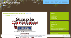 Desktop Screenshot of iouvshopspree.wordpress.com