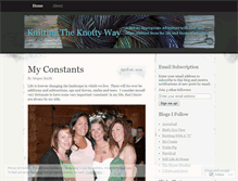 Tablet Screenshot of msknottyknits.wordpress.com