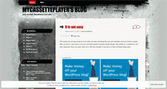 Desktop Screenshot of mycassetteplayer.wordpress.com