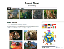 Tablet Screenshot of animalplanet4u.wordpress.com