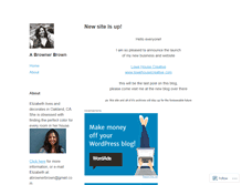 Tablet Screenshot of brownerbrown.wordpress.com