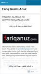 Mobile Screenshot of fariqgasimanuz.wordpress.com