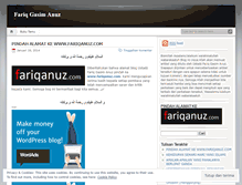 Tablet Screenshot of fariqgasimanuz.wordpress.com