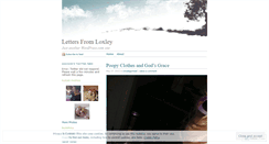 Desktop Screenshot of lettersfromloxley.wordpress.com