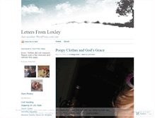 Tablet Screenshot of lettersfromloxley.wordpress.com