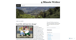 Desktop Screenshot of 4minutewriter.wordpress.com