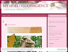 Tablet Screenshot of myhealthconscience.wordpress.com