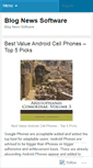 Mobile Screenshot of blognewssoftware.wordpress.com