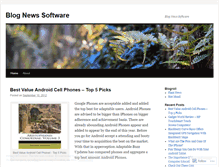 Tablet Screenshot of blognewssoftware.wordpress.com