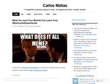 Tablet Screenshot of carlosematias.wordpress.com