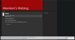 Desktop Screenshot of nkenken.wordpress.com