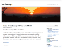 Tablet Screenshot of burt54mayo.wordpress.com