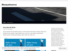 Tablet Screenshot of masquebuenos.wordpress.com