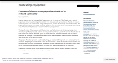 Desktop Screenshot of processingequipments.wordpress.com