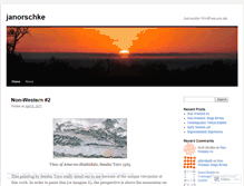 Tablet Screenshot of janorschke.wordpress.com