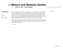 Tablet Screenshot of masongentry.wordpress.com