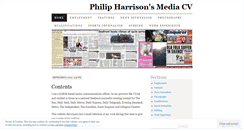 Desktop Screenshot of philipharrisoncv.wordpress.com