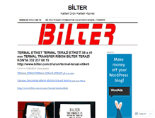 Tablet Screenshot of bilterterazi.wordpress.com