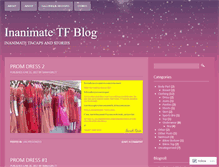 Tablet Screenshot of inanimatetf.wordpress.com