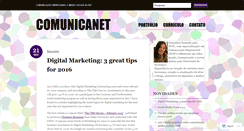 Desktop Screenshot of comunicanet.wordpress.com