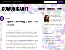 Tablet Screenshot of comunicanet.wordpress.com