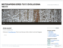 Tablet Screenshot of motosapiensgp.wordpress.com