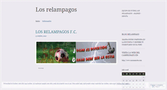 Desktop Screenshot of losrelampagos.wordpress.com