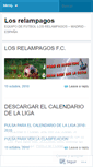 Mobile Screenshot of losrelampagos.wordpress.com