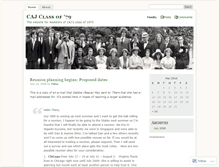 Tablet Screenshot of classof79.wordpress.com