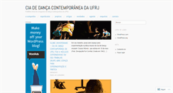 Desktop Screenshot of ciadedancaufrj.wordpress.com