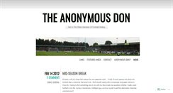 Desktop Screenshot of anonymousdon.wordpress.com