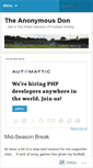 Mobile Screenshot of anonymousdon.wordpress.com