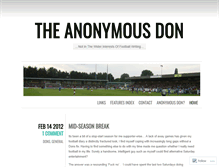 Tablet Screenshot of anonymousdon.wordpress.com