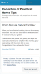 Mobile Screenshot of homestips.wordpress.com
