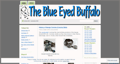 Desktop Screenshot of blueeyedbuffalo.wordpress.com