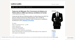 Desktop Screenshot of latinoleaks.wordpress.com