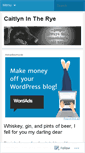Mobile Screenshot of caitlynintherye.wordpress.com
