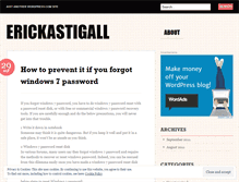 Tablet Screenshot of erickastigall.wordpress.com