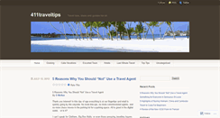 Desktop Screenshot of 411traveltips.wordpress.com