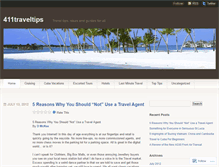 Tablet Screenshot of 411traveltips.wordpress.com