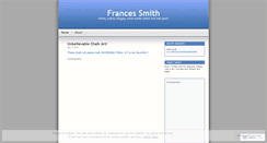 Desktop Screenshot of francessmith78.wordpress.com