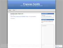 Tablet Screenshot of francessmith78.wordpress.com