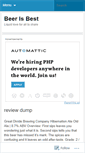 Mobile Screenshot of beerisbest.wordpress.com